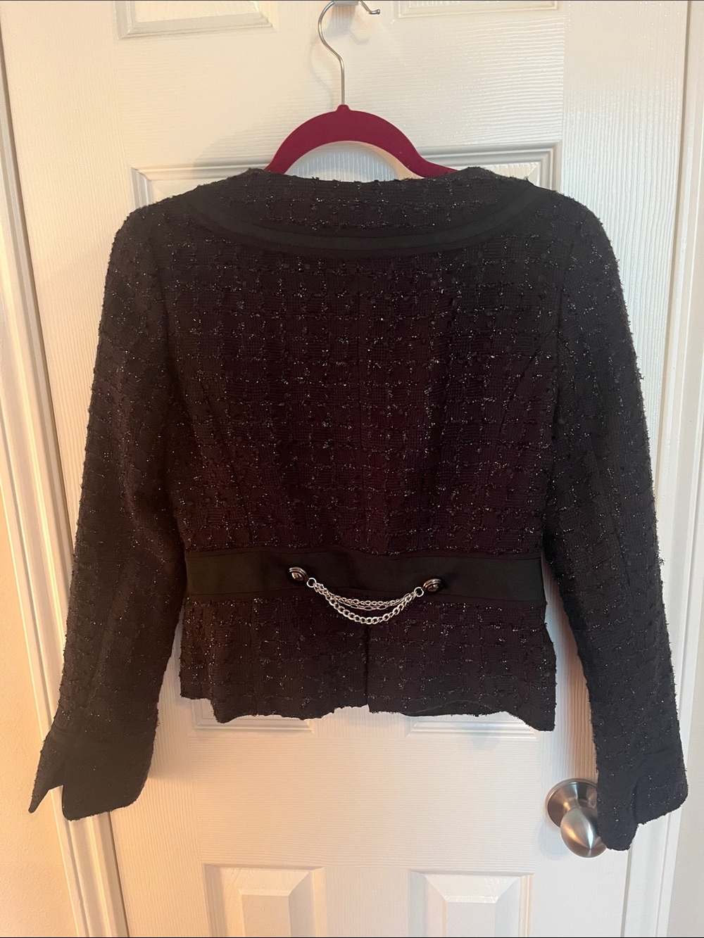 White House Black Market Tweed Sparkle Blazer - Picture 5 of 11
